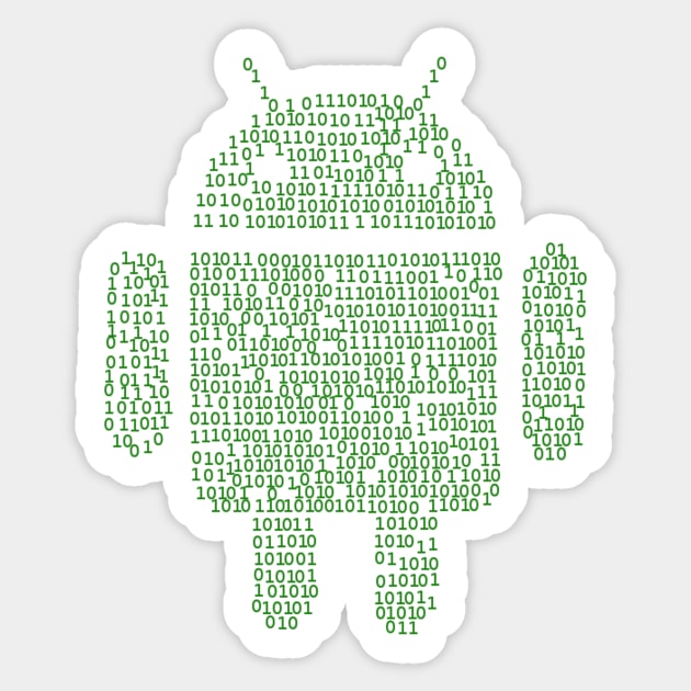 Binary-droidv1.0 Sticker by findingNull